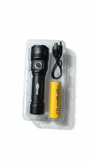 TXX001-09-01 Linterna Táctica Potente Prende Fuego